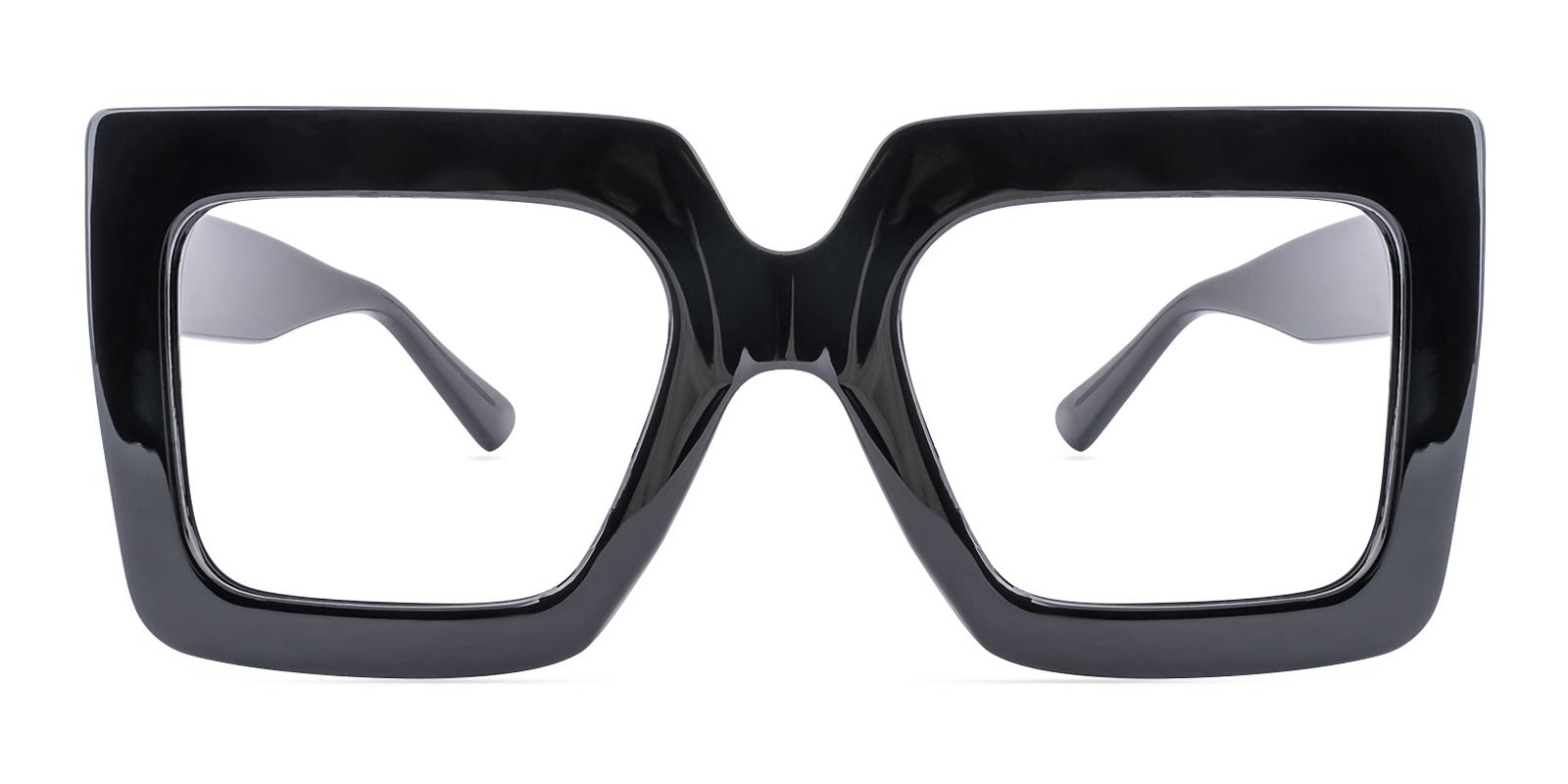 Musicize Black Plastic Eyeglasses , UniversalBridgeFit Frames from ABBE Glasses