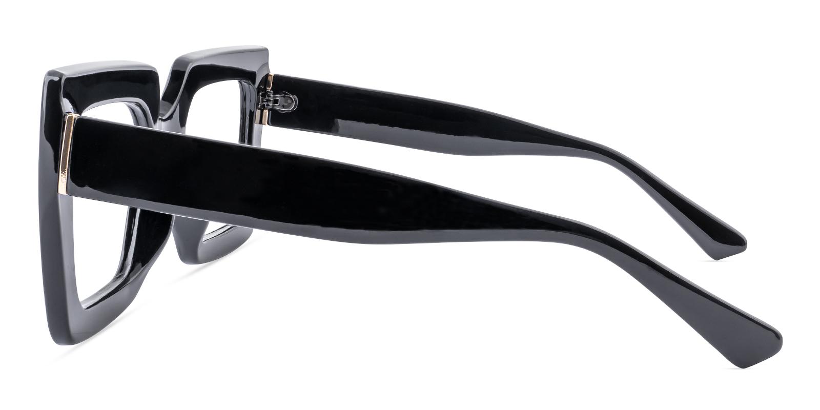 Musicize Black Plastic Eyeglasses , UniversalBridgeFit Frames from ABBE Glasses