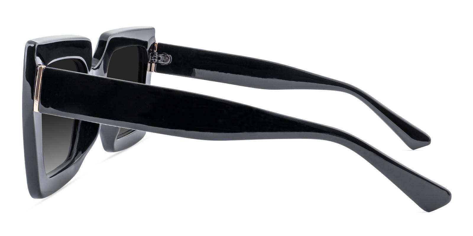 Cupivity Black Plastic Sunglasses , UniversalBridgeFit Frames from ABBE Glasses