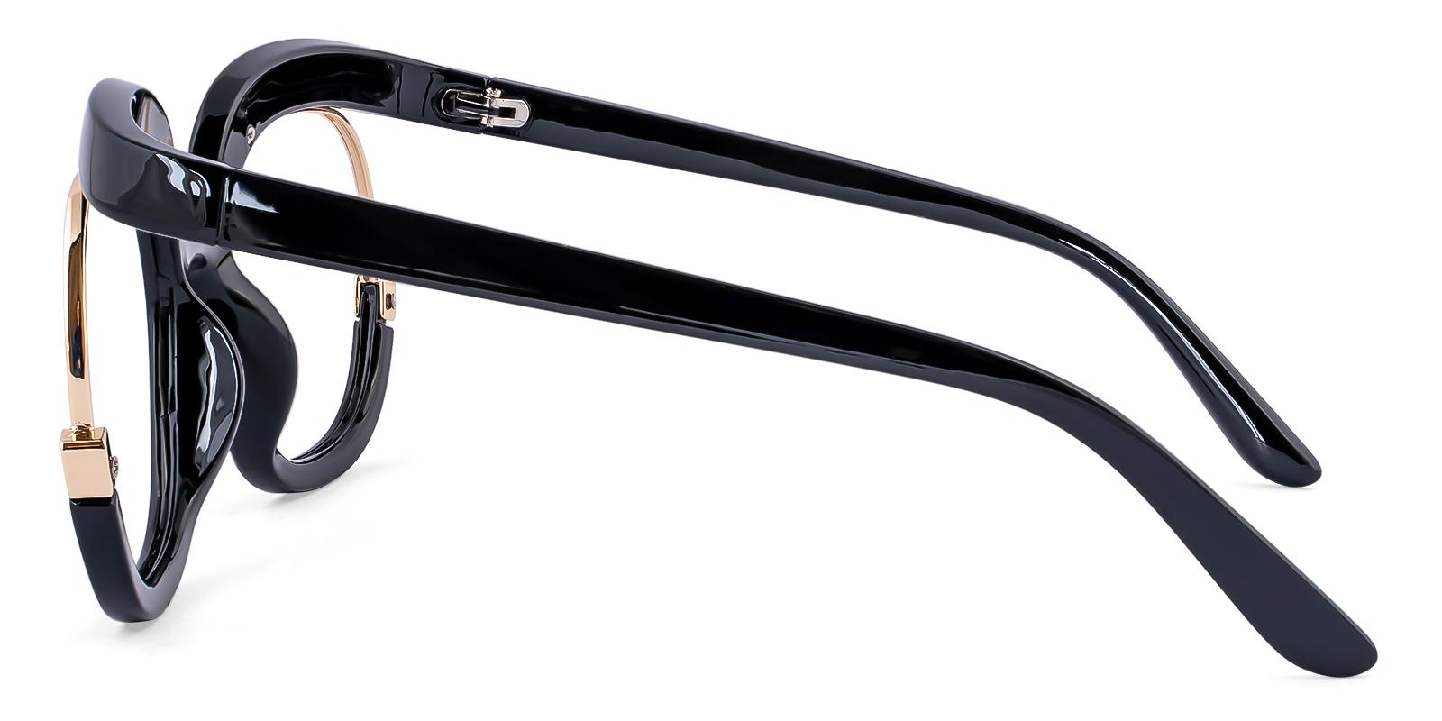 Scabioly Black Plastic Eyeglasses , UniversalBridgeFit Frames from ABBE Glasses