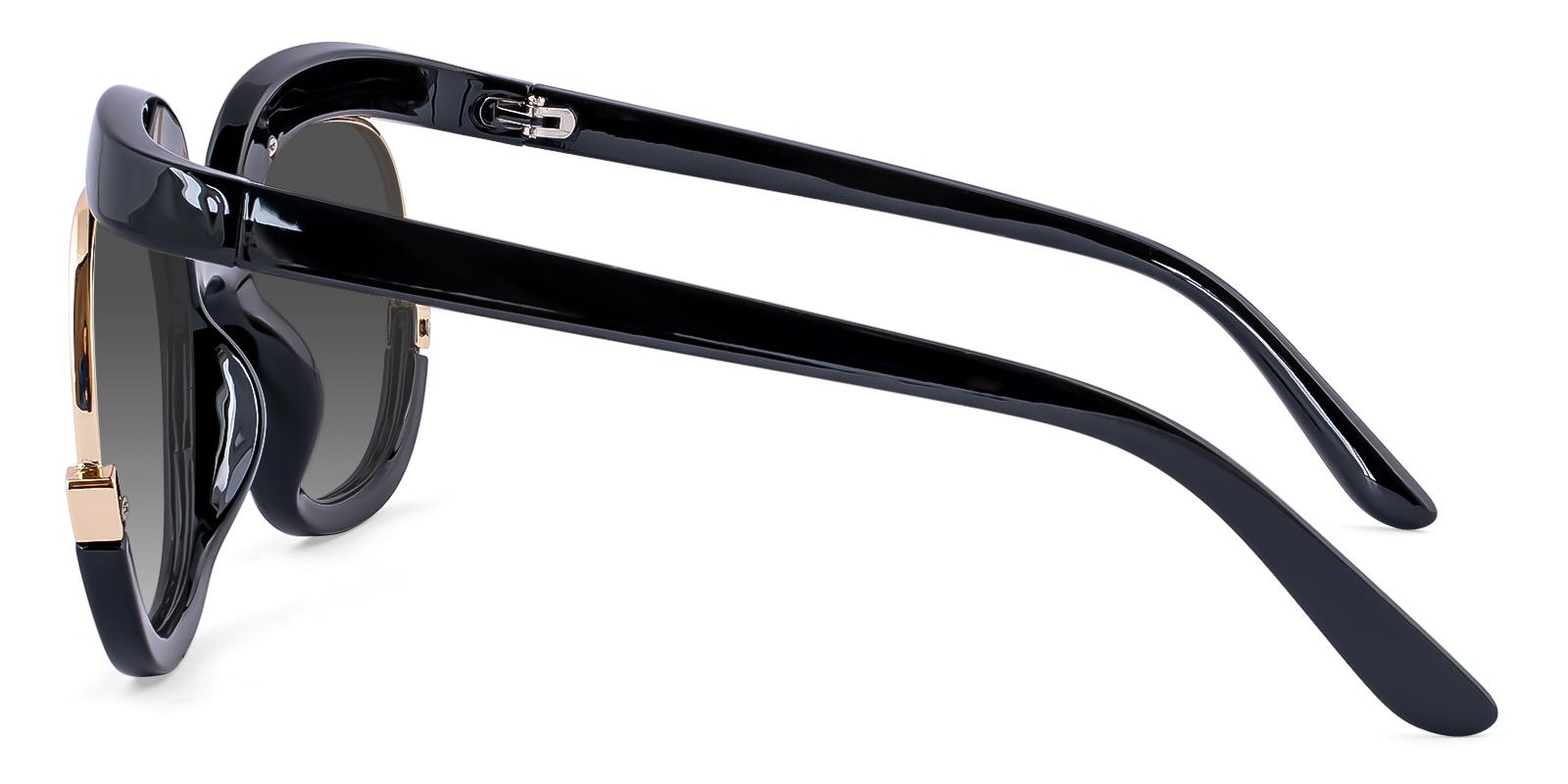 Writerular Black Plastic Sunglasses , UniversalBridgeFit Frames from ABBE Glasses