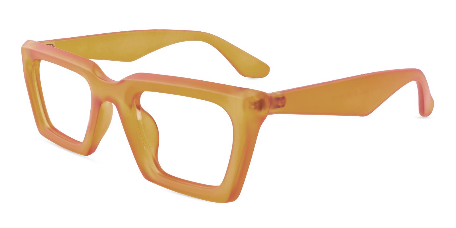 Tachyair Orange Acetate Eyeglasses , UniversalBridgeFit Frames from ABBE Glasses