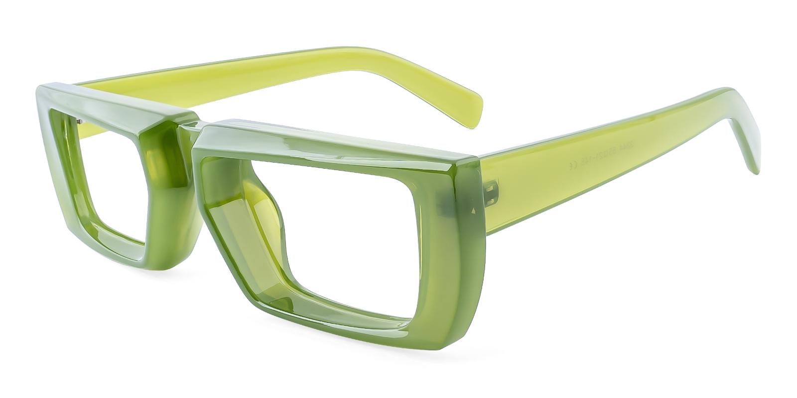 Cidmost Green Acetate Eyeglasses , UniversalBridgeFit Frames from ABBE Glasses