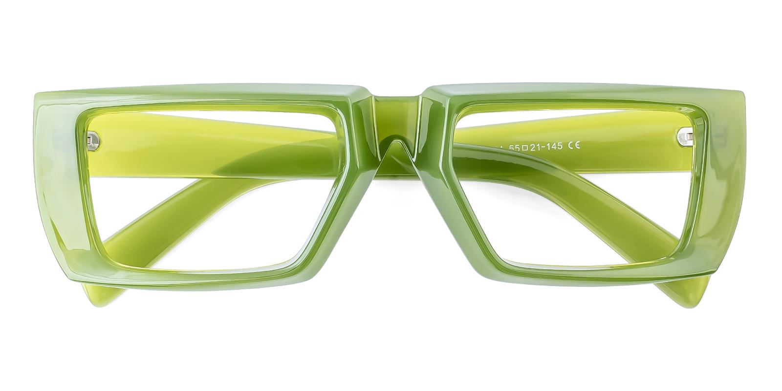 Cidmost Green Acetate Eyeglasses , UniversalBridgeFit Frames from ABBE Glasses