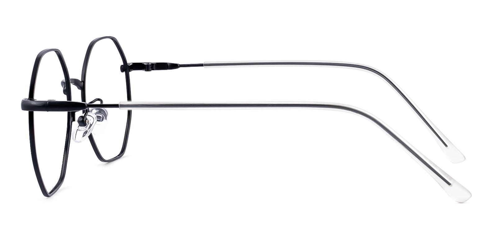 Maternee Black Metal Eyeglasses , NosePads Frames from ABBE Glasses