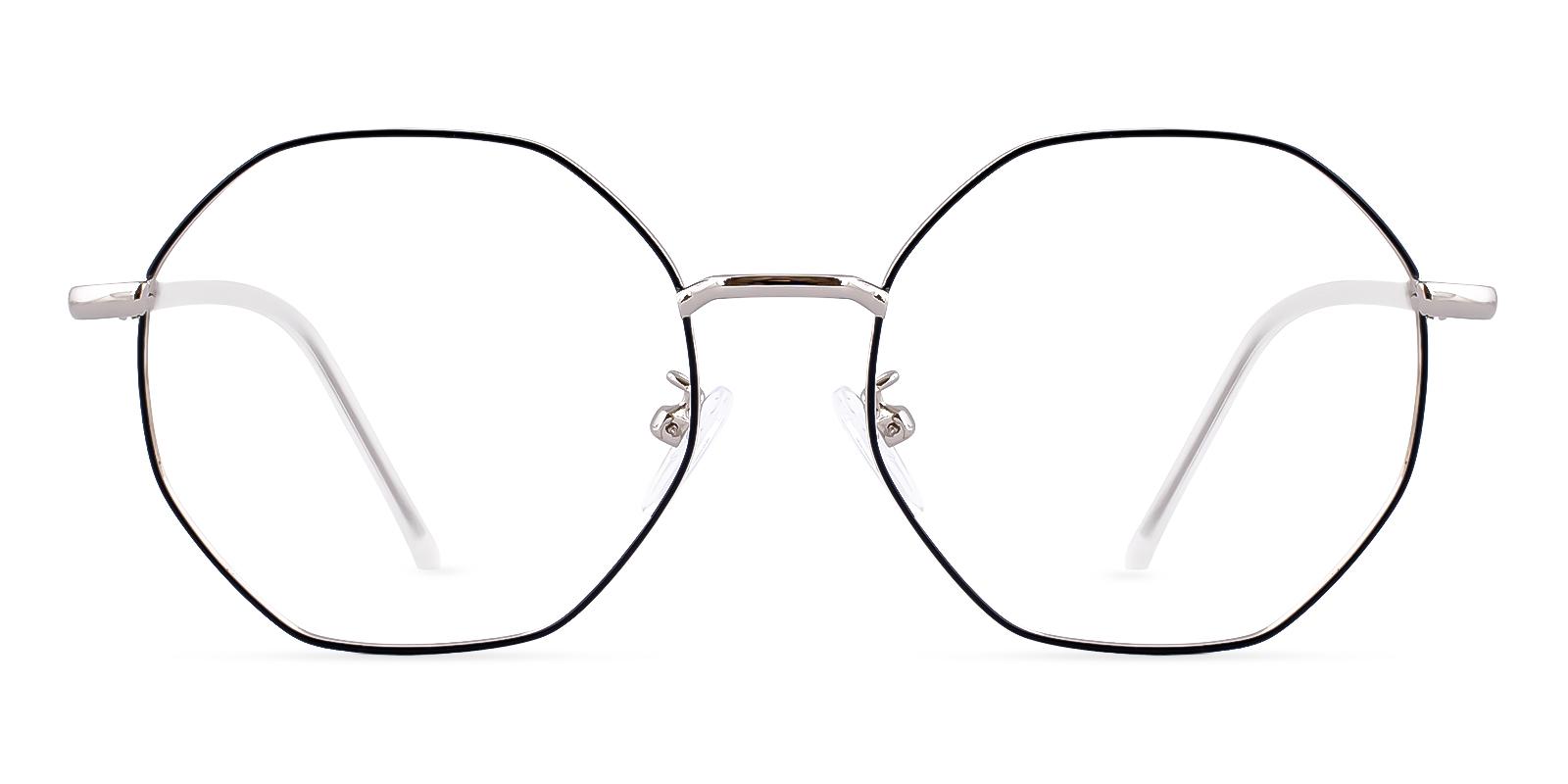 Maternee Silver Metal Eyeglasses , NosePads Frames from ABBE Glasses