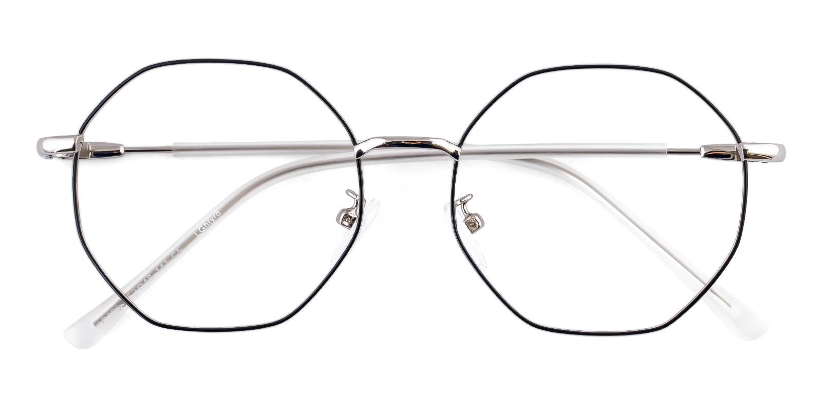 Maternee Silver Metal Eyeglasses , NosePads Frames from ABBE Glasses