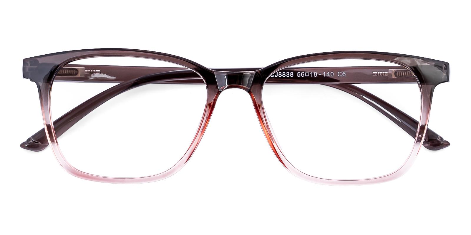 Cranimeanably Brown Plastic Eyeglasses , SpringHinges , UniversalBridgeFit Frames from ABBE Glasses