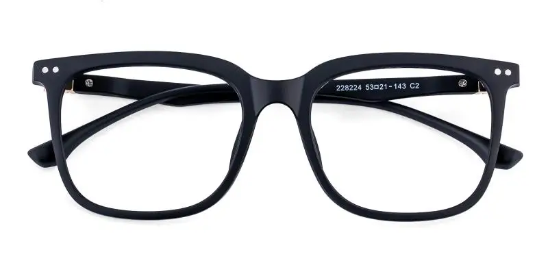 Tachile Matte-black  Frames from ABBE Glasses