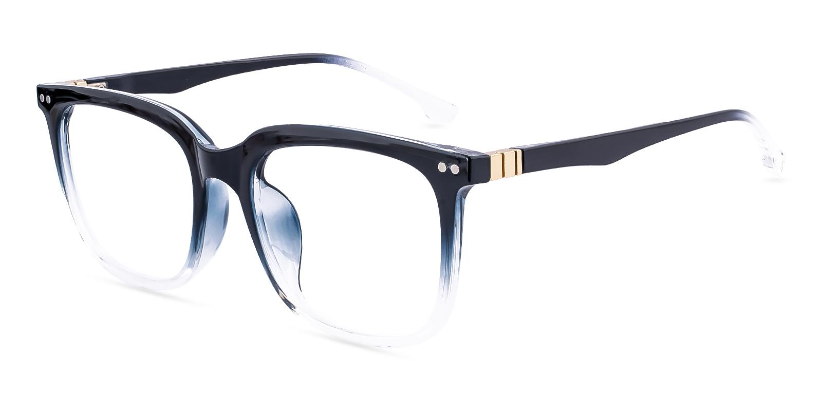 Ephty Blue Plastic Eyeglasses , UniversalBridgeFit Frames from ABBE Glasses