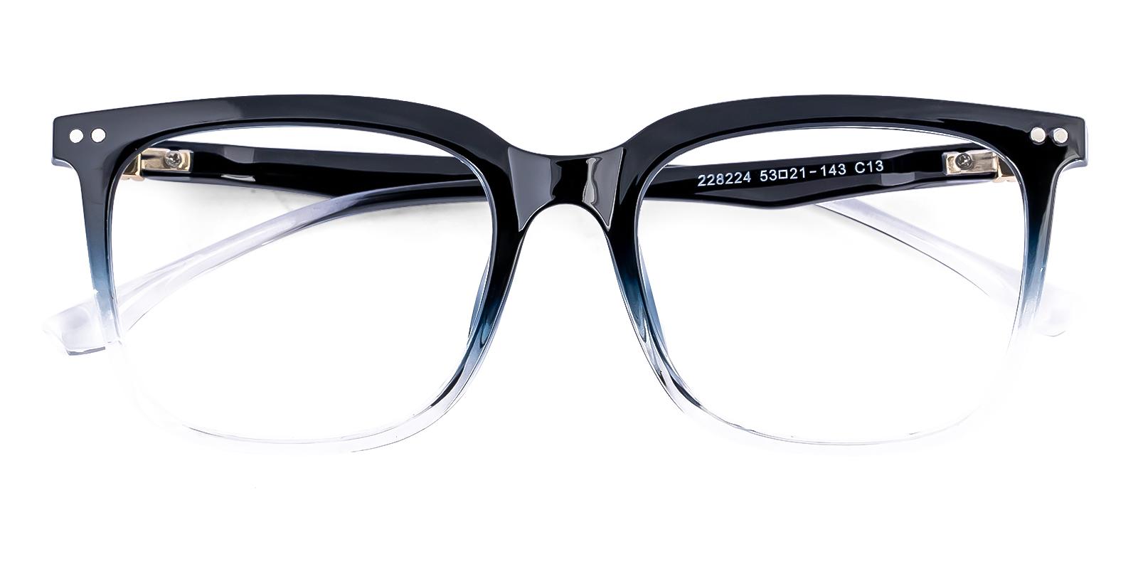 Ephty Blue Plastic Eyeglasses , UniversalBridgeFit Frames from ABBE Glasses
