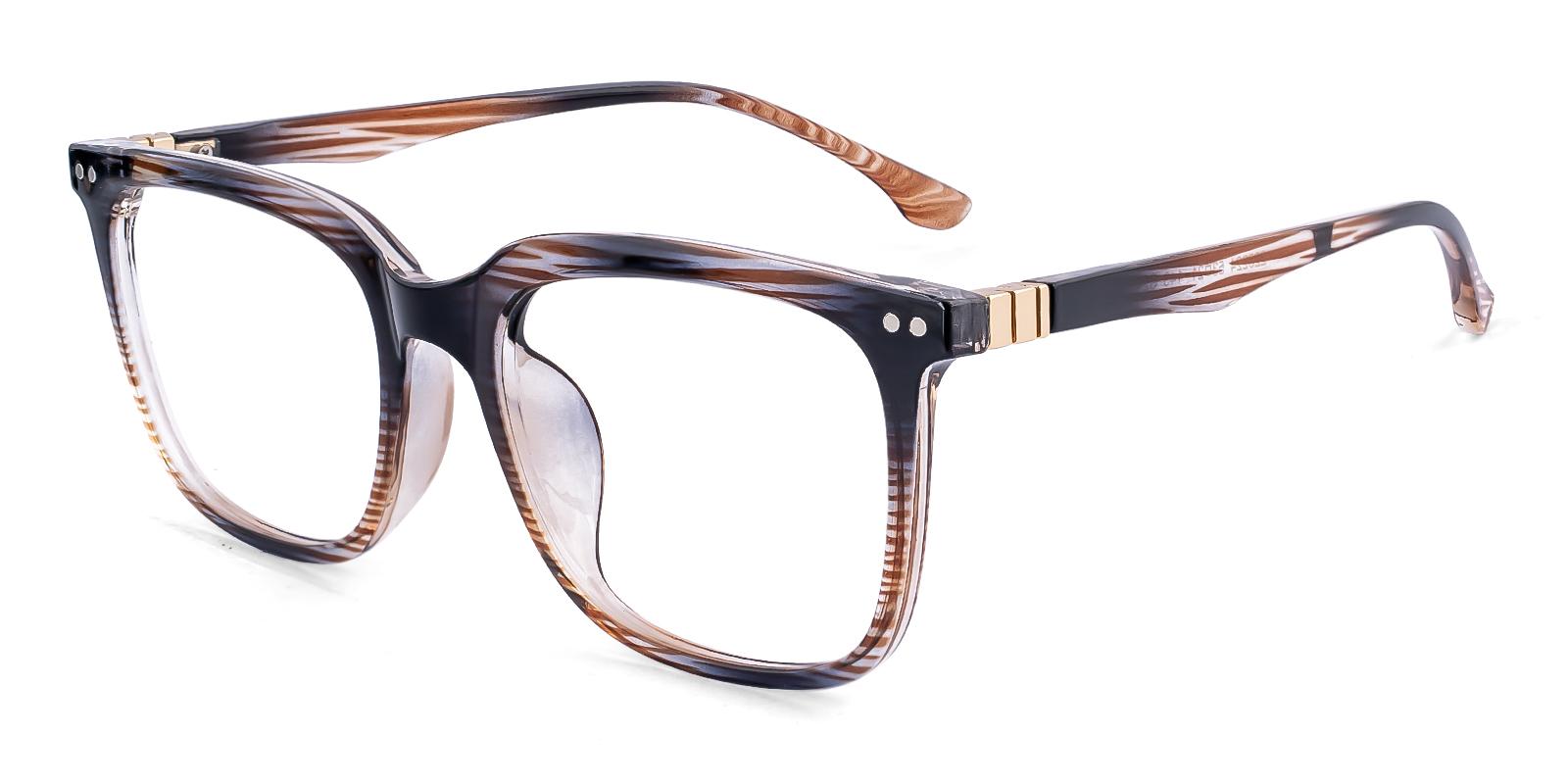 Ephty Brown Plastic Eyeglasses , UniversalBridgeFit Frames from ABBE Glasses