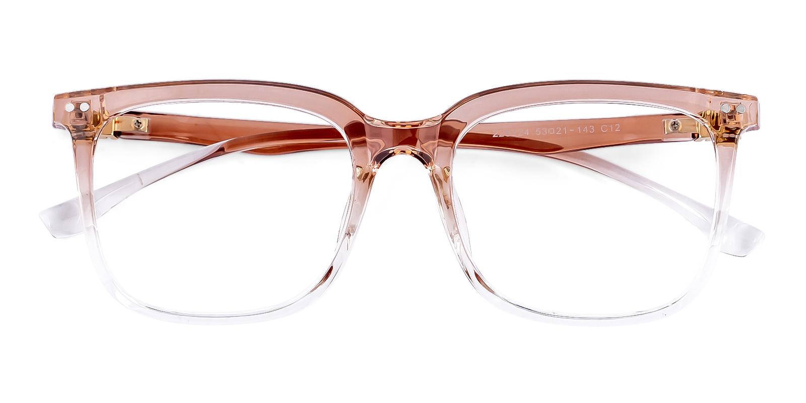Lepisine Orange Plastic Eyeglasses , UniversalBridgeFit Frames from ABBE Glasses