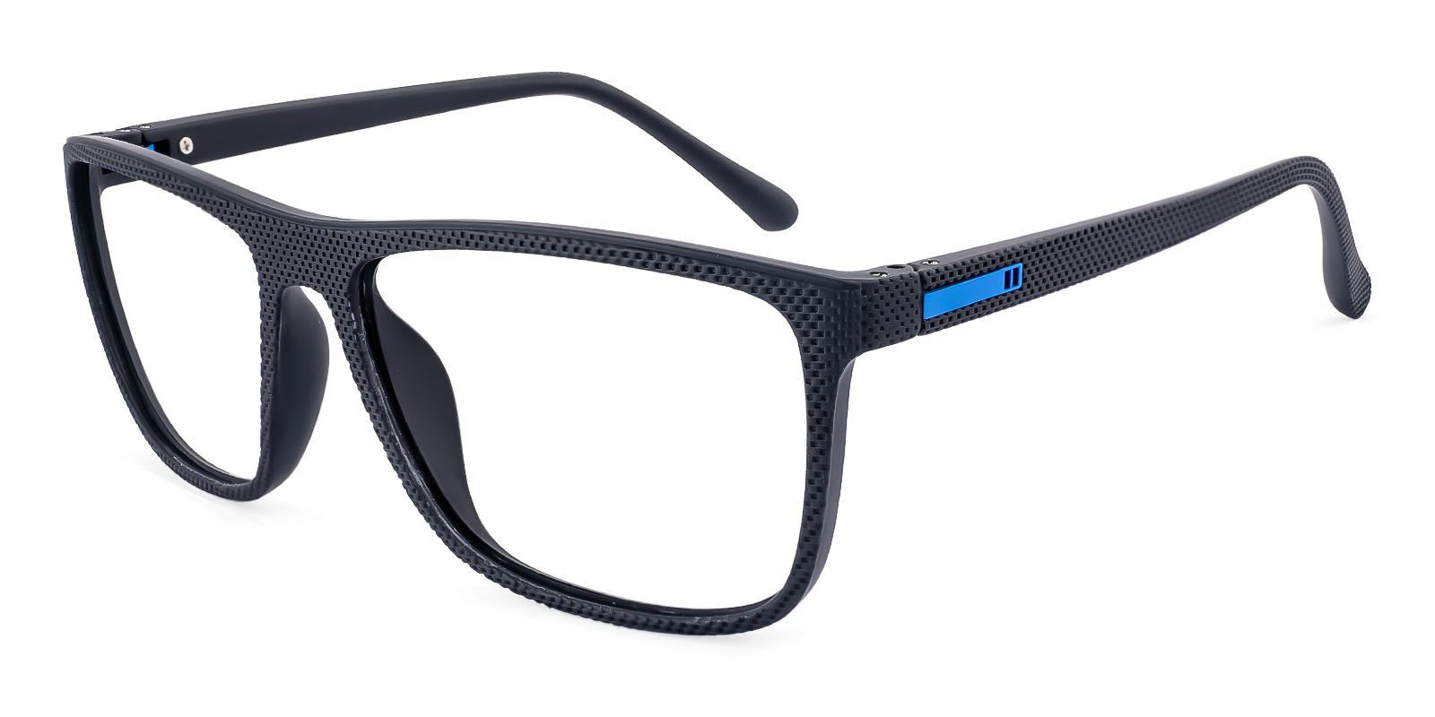 Fearen Black TR Eyeglasses , SpringHinges , UniversalBridgeFit Frames from ABBE Glasses