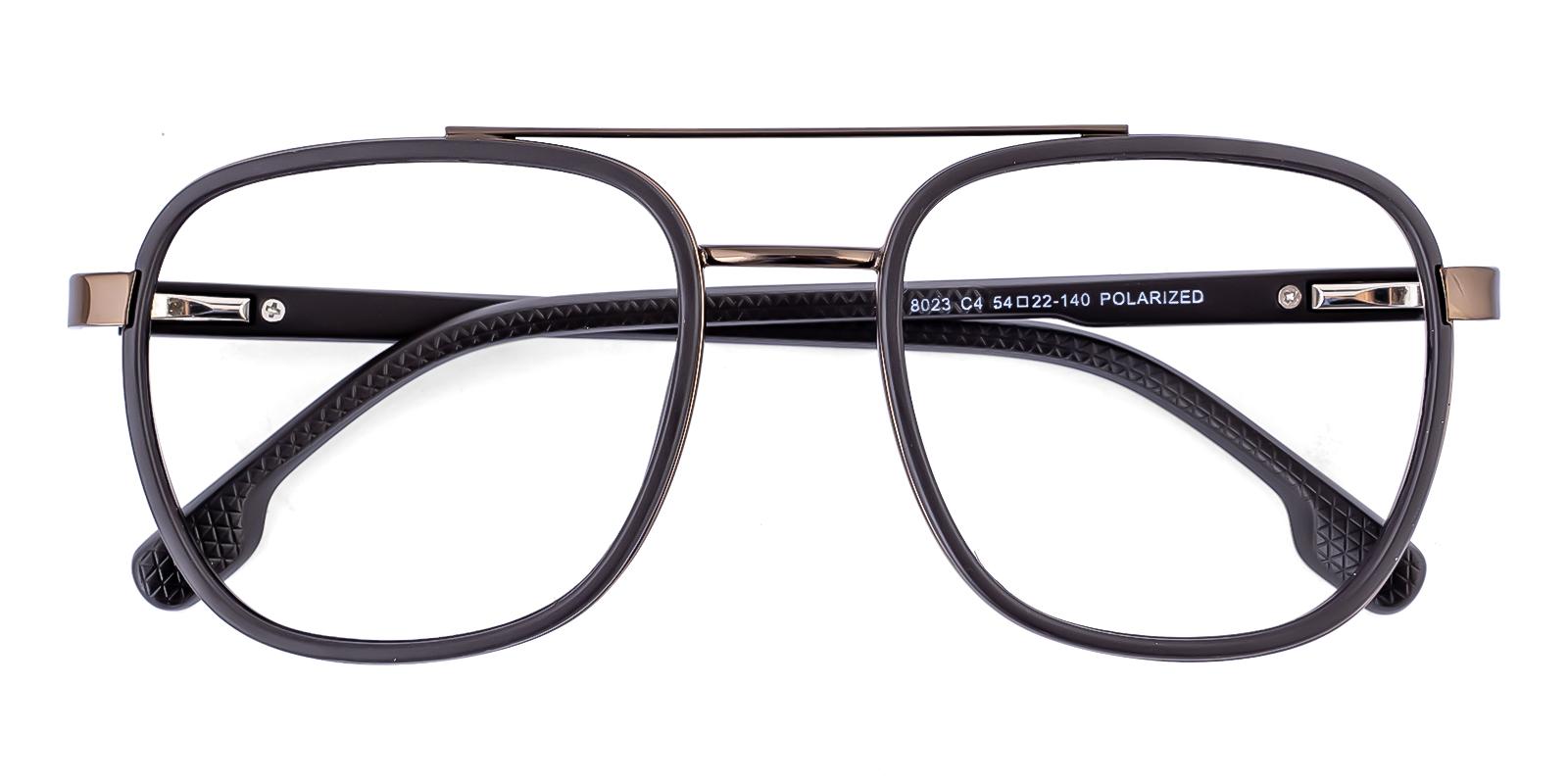 Qualitylet Brown Metal , TR Eyeglasses , SpringHinges , UniversalBridgeFit Frames from ABBE Glasses