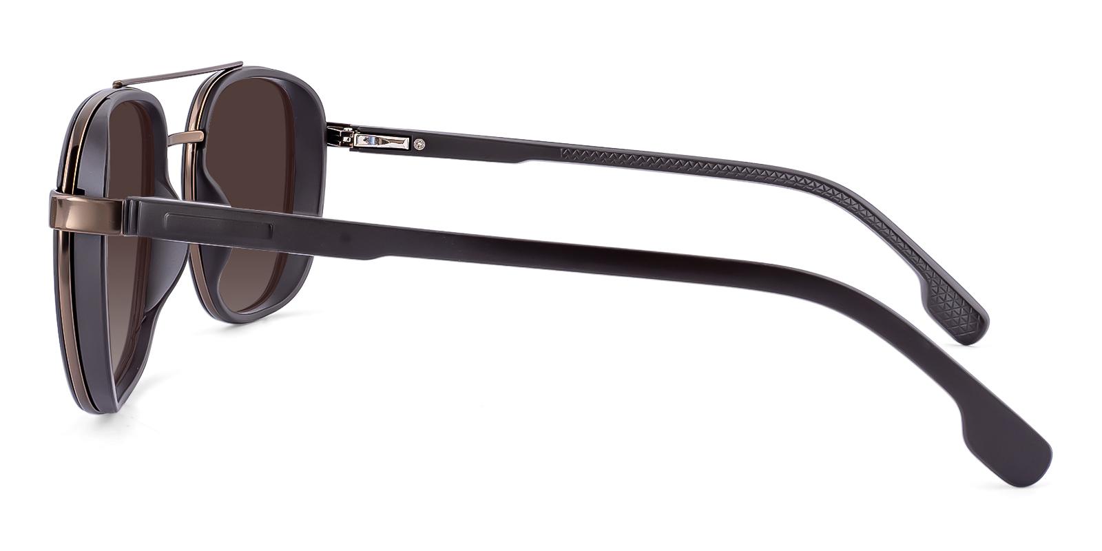 Udekin Brown Metal , TR SpringHinges , Sunglasses , UniversalBridgeFit Frames from ABBE Glasses