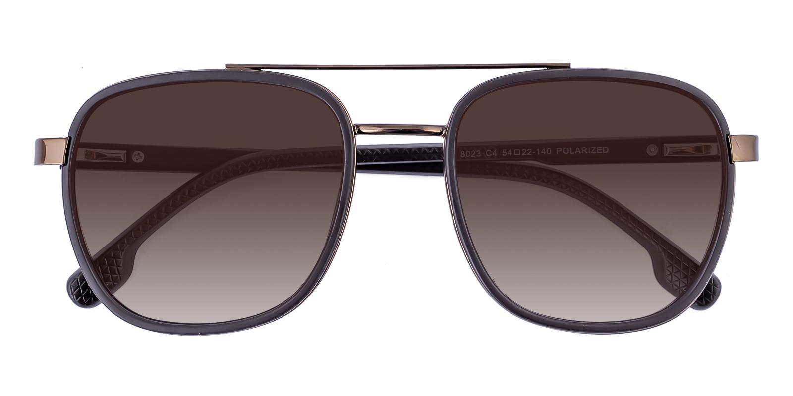 Udekin Brown Metal , TR SpringHinges , Sunglasses , UniversalBridgeFit Frames from ABBE Glasses