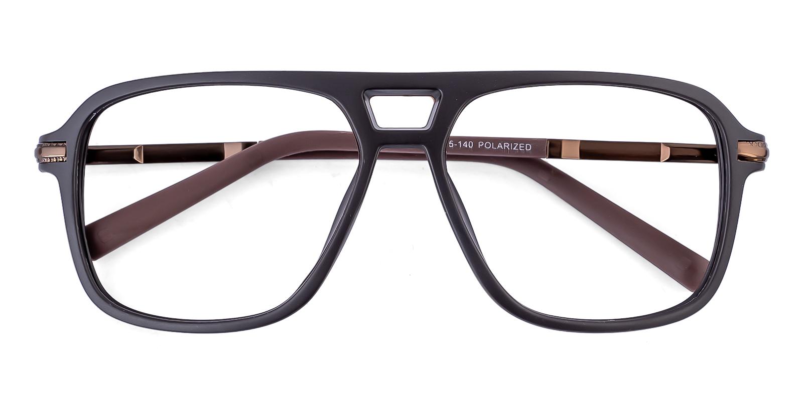 Mammoan Brown Metal , TR Eyeglasses , SpringHinges , UniversalBridgeFit Frames from ABBE Glasses