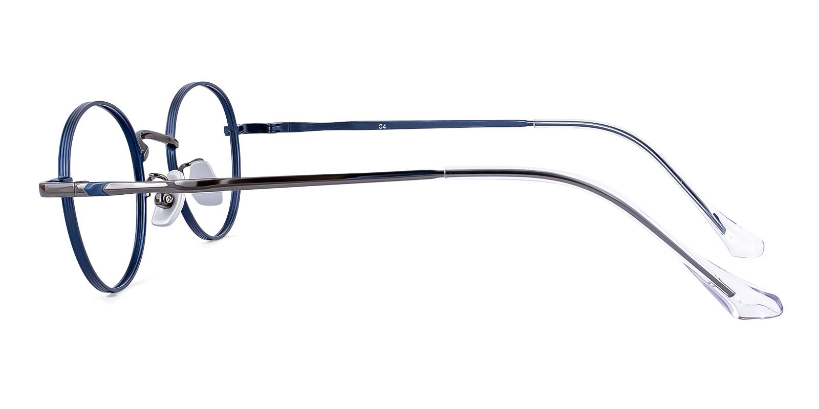 Candarian Blue Titanium Eyeglasses , NosePads Frames from ABBE Glasses