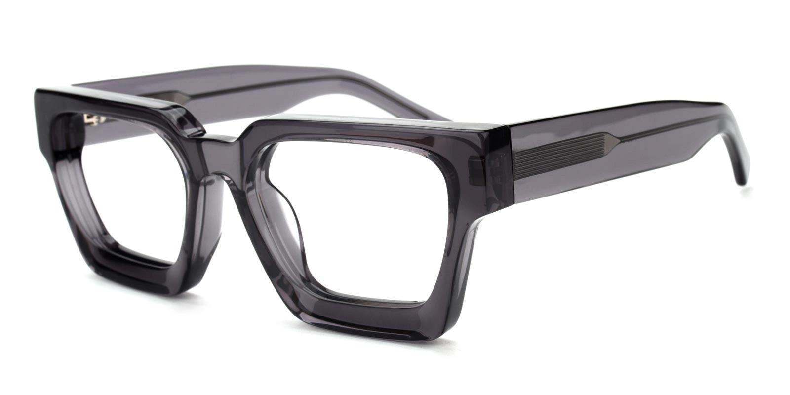 Stearary Gray Acetate Eyeglasses , UniversalBridgeFit Frames from ABBE Glasses