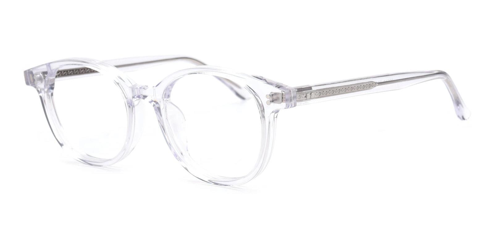 Colkin Fclear Acetate Eyeglasses , UniversalBridgeFit Frames from ABBE Glasses