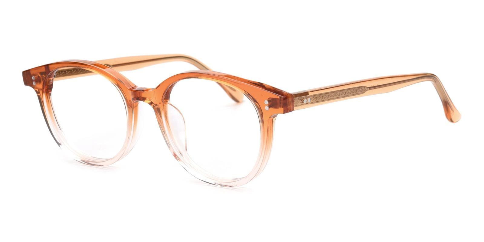 Colkin Orange Acetate Eyeglasses , UniversalBridgeFit Frames from ABBE Glasses