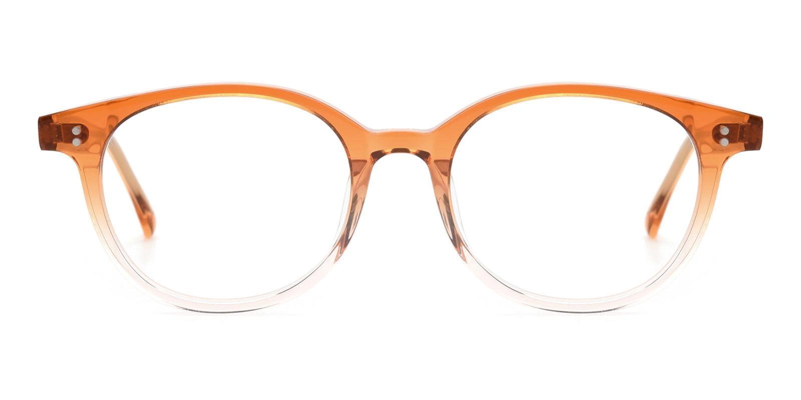 Colkin Orange Acetate Eyeglasses , UniversalBridgeFit Frames from ABBE Glasses