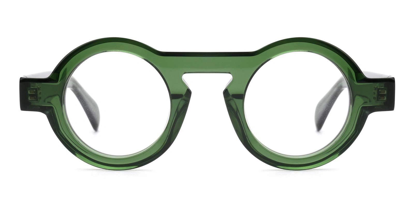 Ferreer Green Acetate Eyeglasses , UniversalBridgeFit Frames from ABBE Glasses