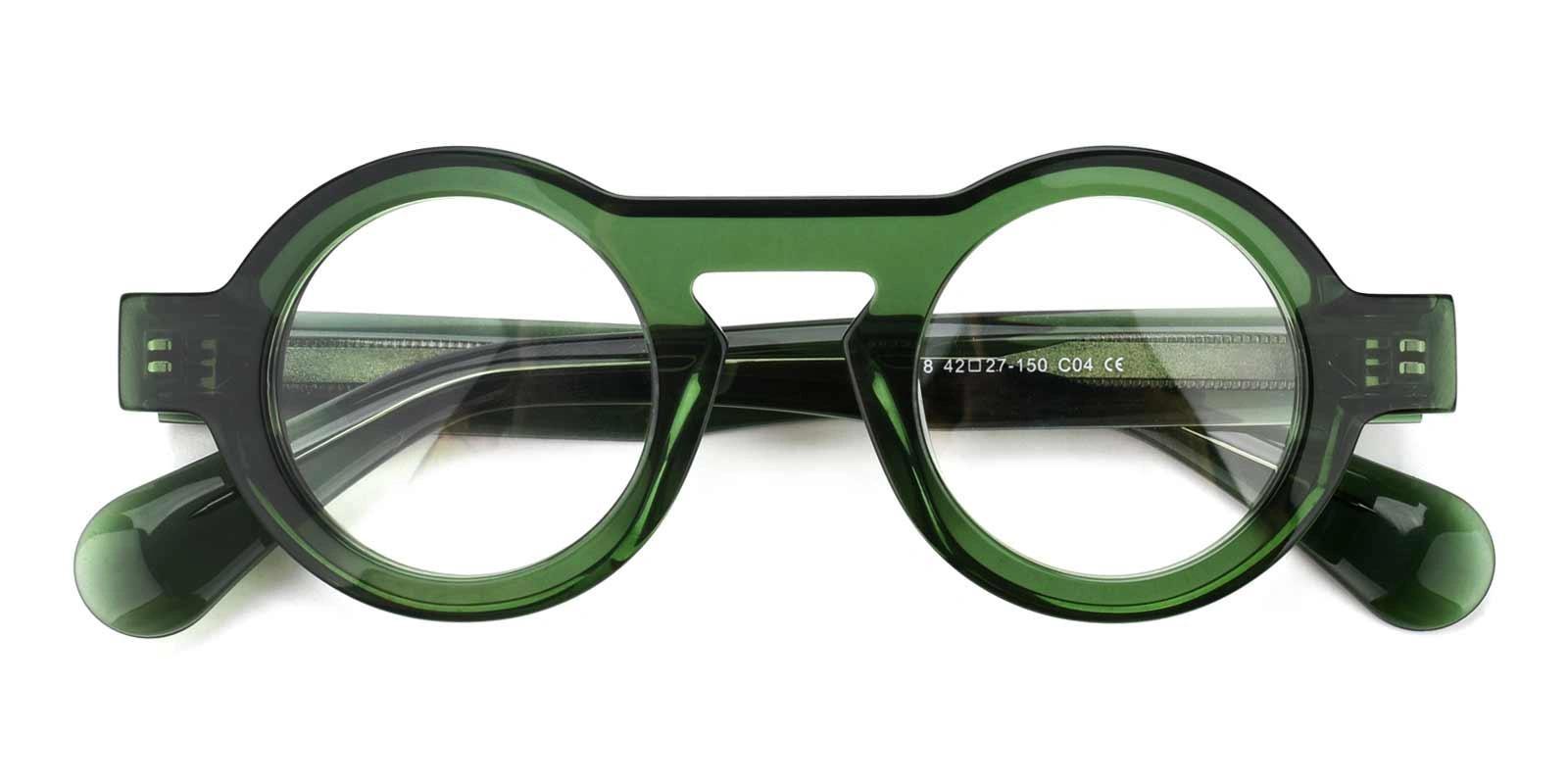 Ferreer Green Acetate Eyeglasses , UniversalBridgeFit Frames from ABBE Glasses