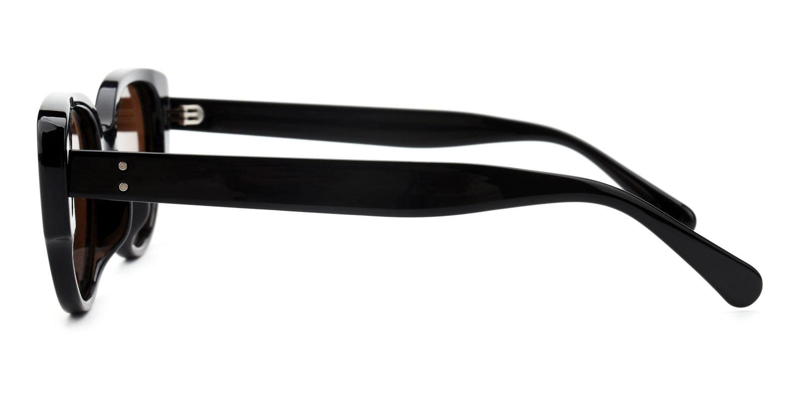 Steptic Black Acetate Sunglasses , UniversalBridgeFit Frames from ABBE Glasses