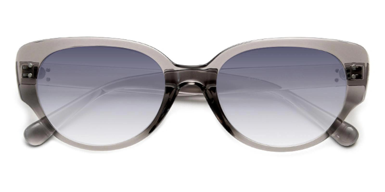 Steptic Gray Acetate Sunglasses , UniversalBridgeFit Frames from ABBE Glasses