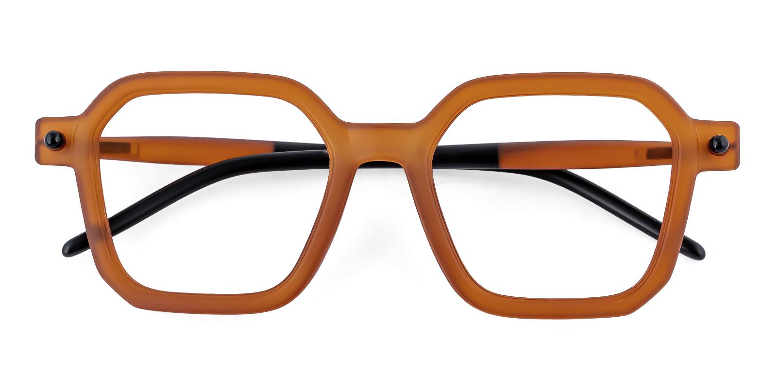 Leavetic Brown Plastic Eyeglasses , UniversalBridgeFit Frames from ABBE Glasses