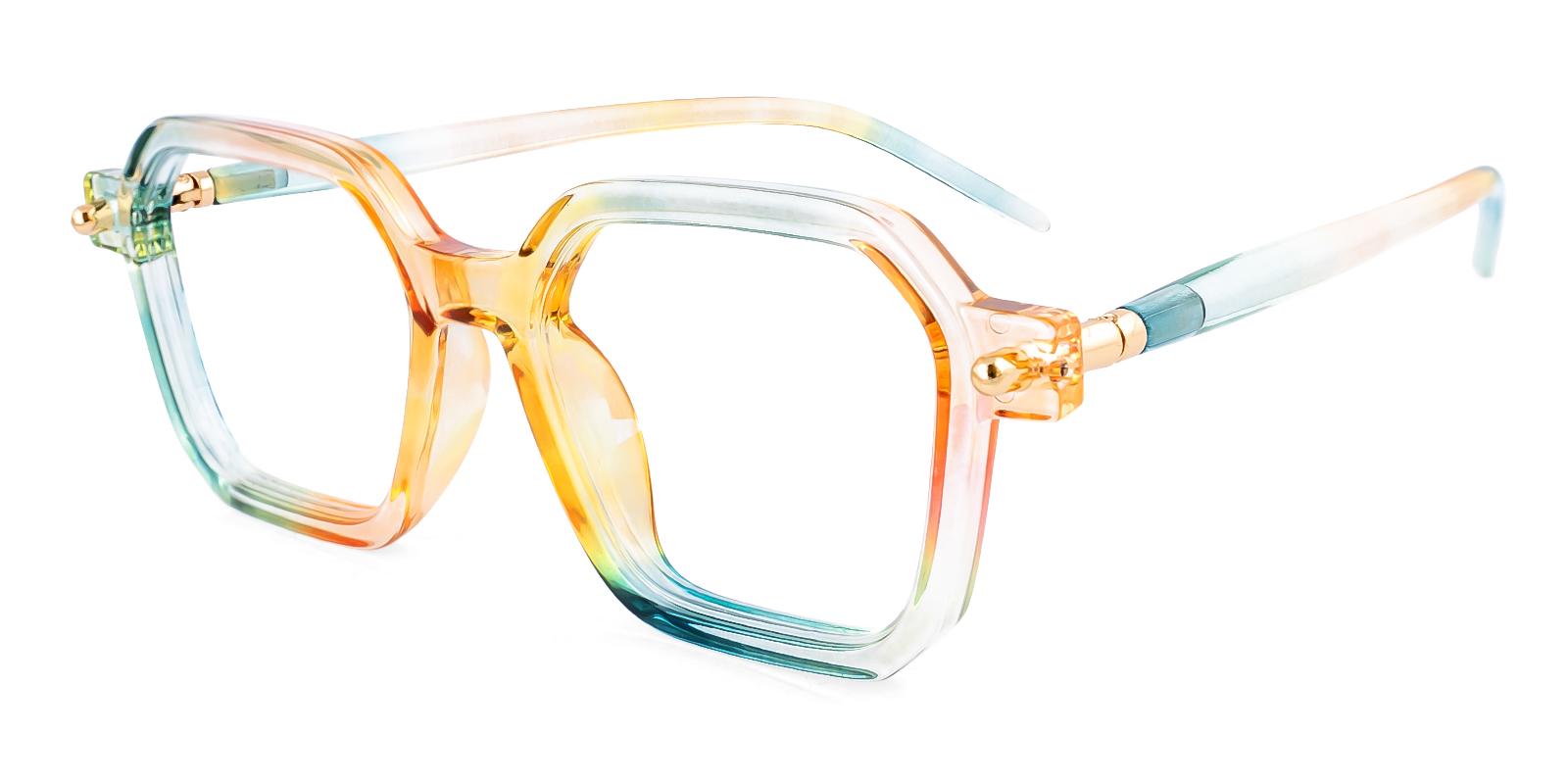 Leavetic Multicolor Plastic Eyeglasses , UniversalBridgeFit Frames from ABBE Glasses