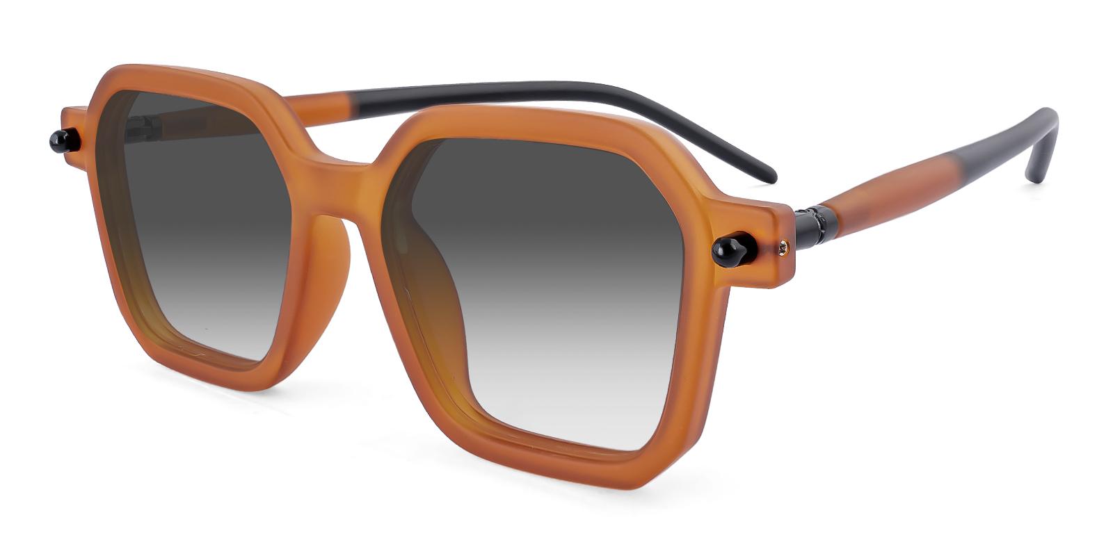 Septenish Brown Plastic Sunglasses , UniversalBridgeFit Frames from ABBE Glasses