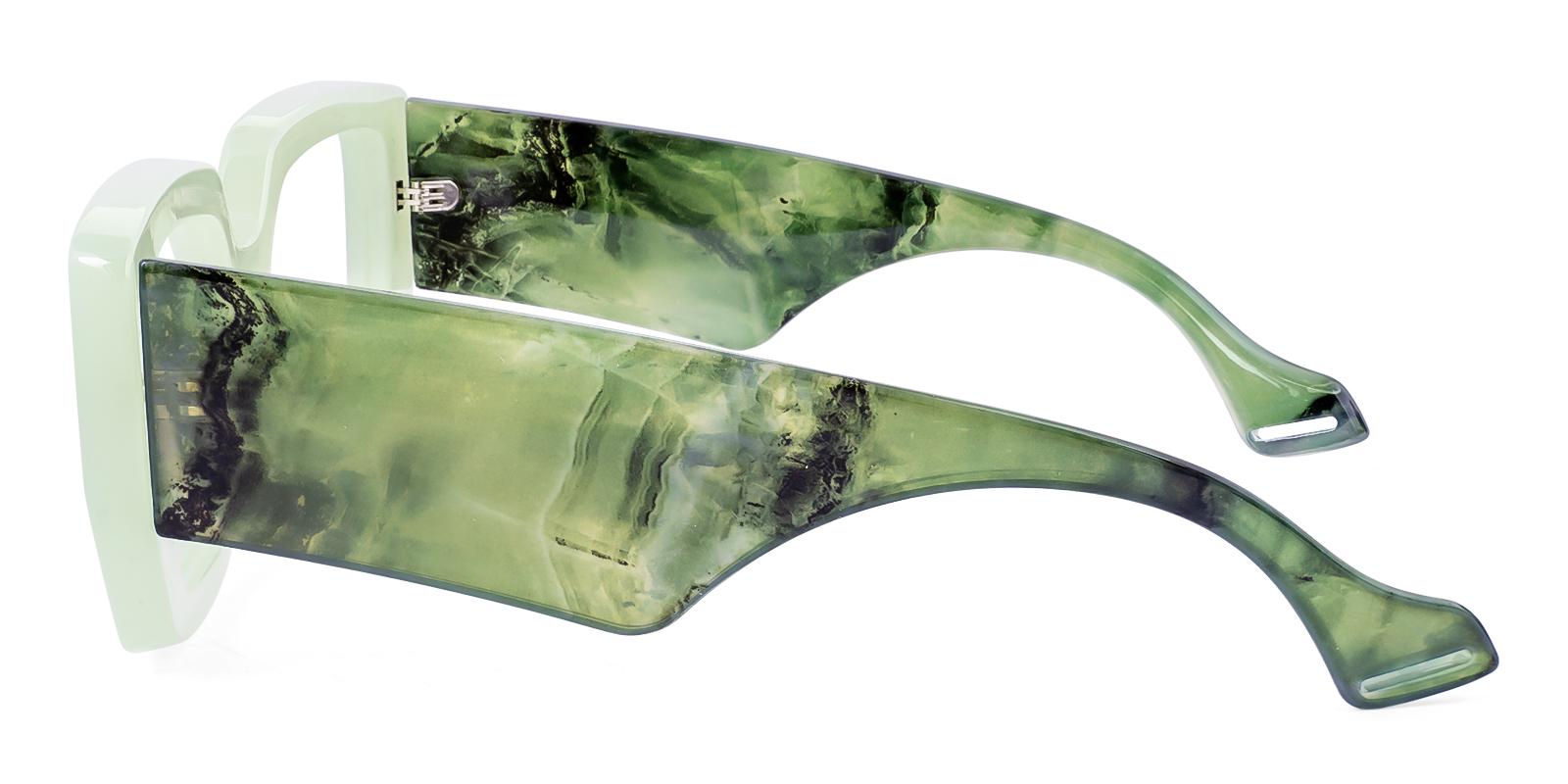 Signosity Green Acetate Eyeglasses , UniversalBridgeFit Frames from ABBE Glasses