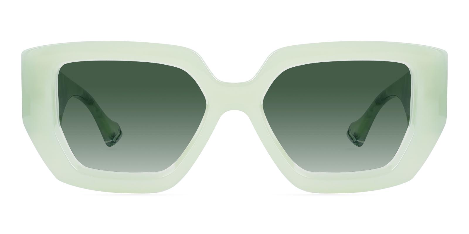 Styleion Green Acetate Sunglasses , UniversalBridgeFit Frames from ABBE Glasses