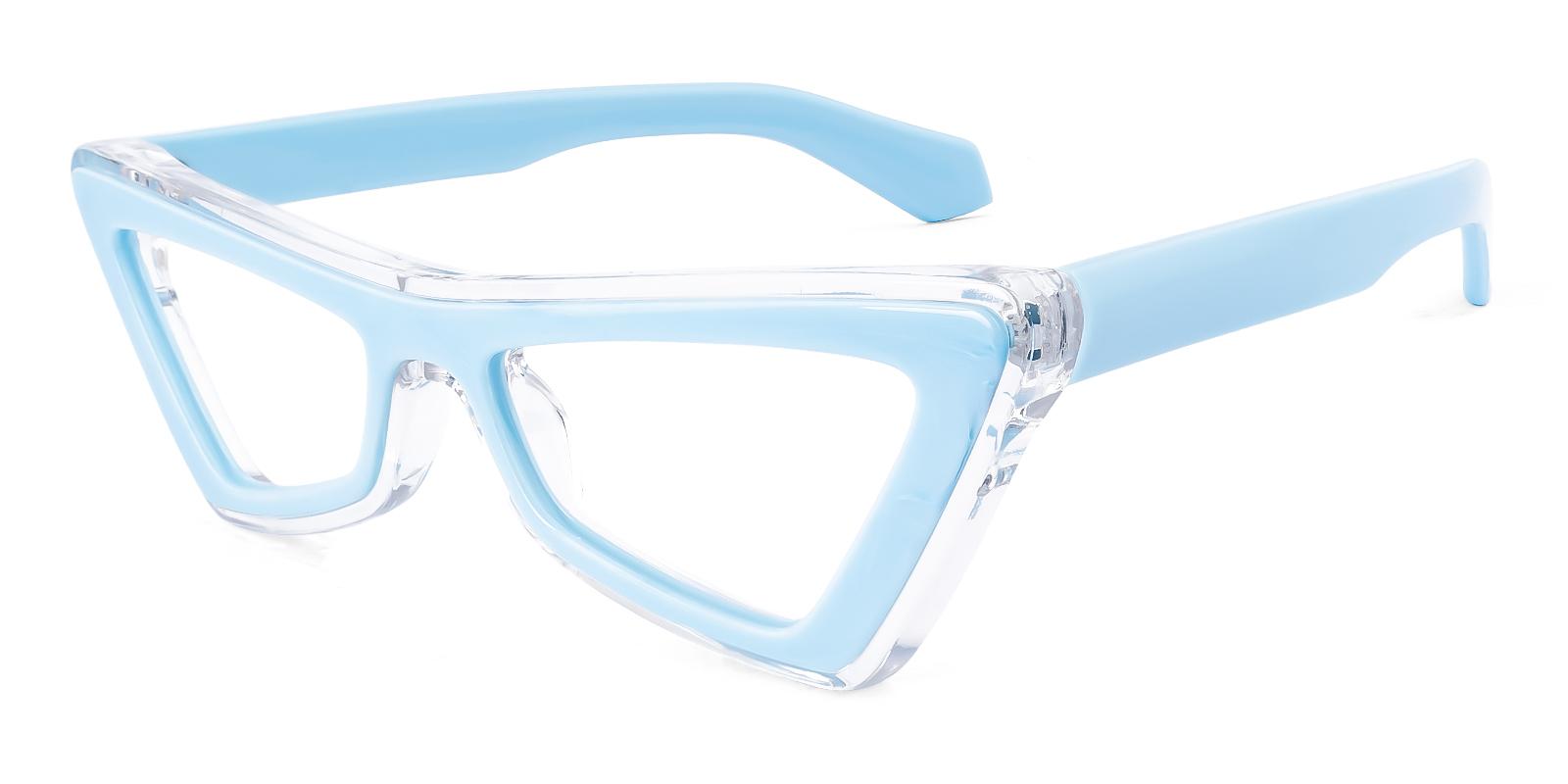 Alleloory Blue Acetate Eyeglasses , UniversalBridgeFit Frames from ABBE Glasses
