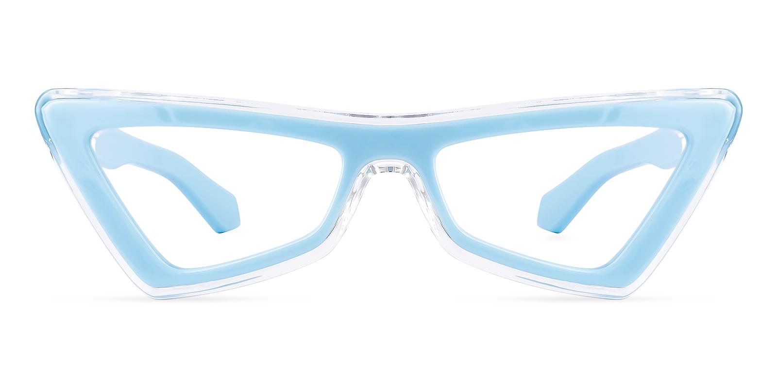 Alleloory Blue Acetate Eyeglasses , UniversalBridgeFit Frames from ABBE Glasses