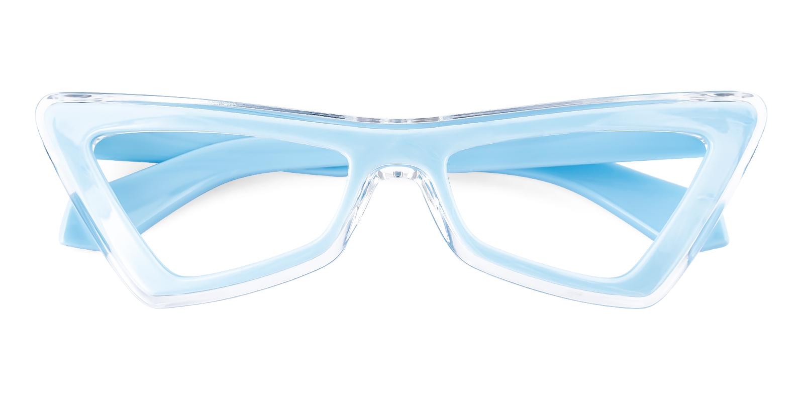 Alleloory Blue Acetate Eyeglasses , UniversalBridgeFit Frames from ABBE Glasses