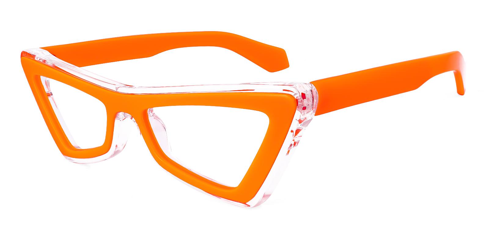 Alleloory Orange Acetate Eyeglasses , UniversalBridgeFit Frames from ABBE Glasses