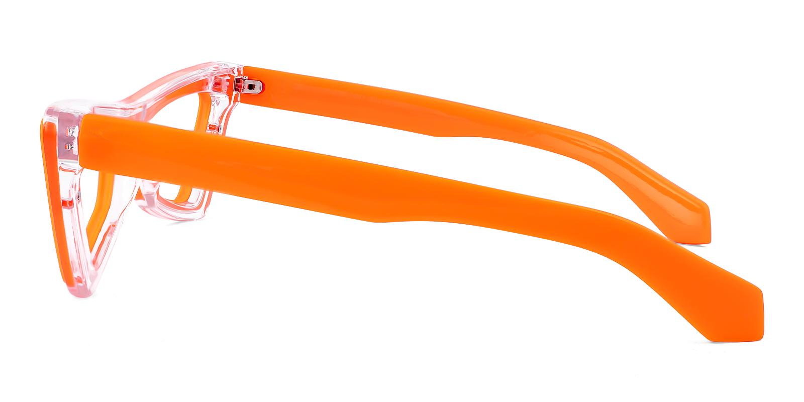Alleloory Orange Acetate Eyeglasses , UniversalBridgeFit Frames from ABBE Glasses