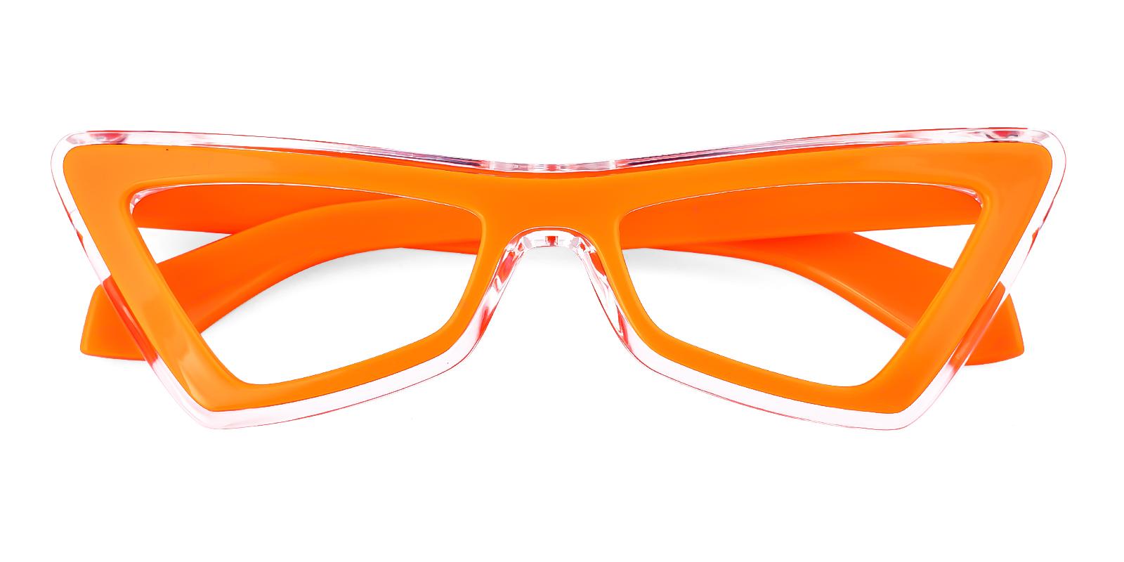 Alleloory Orange Acetate Eyeglasses , UniversalBridgeFit Frames from ABBE Glasses