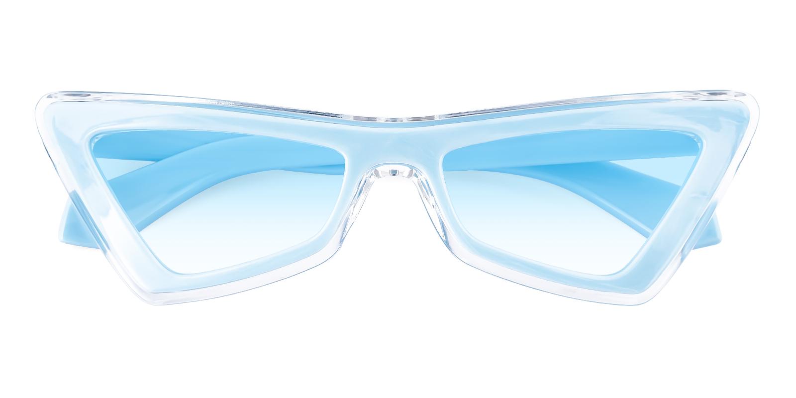 Insulic Blue Acetate Sunglasses , UniversalBridgeFit Frames from ABBE Glasses