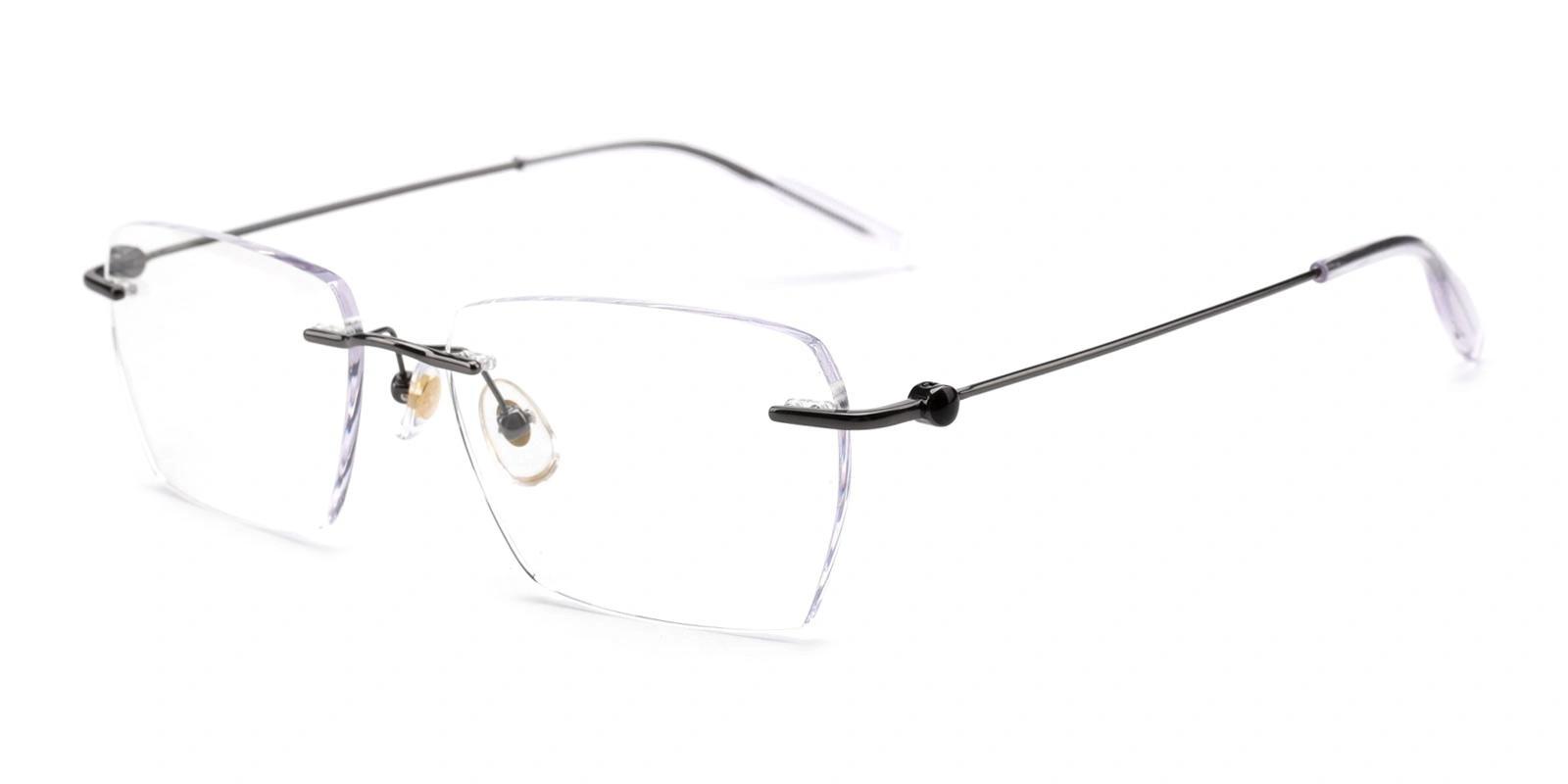Stepal Gun Titanium Eyeglasses , NosePads Frames from ABBE Glasses
