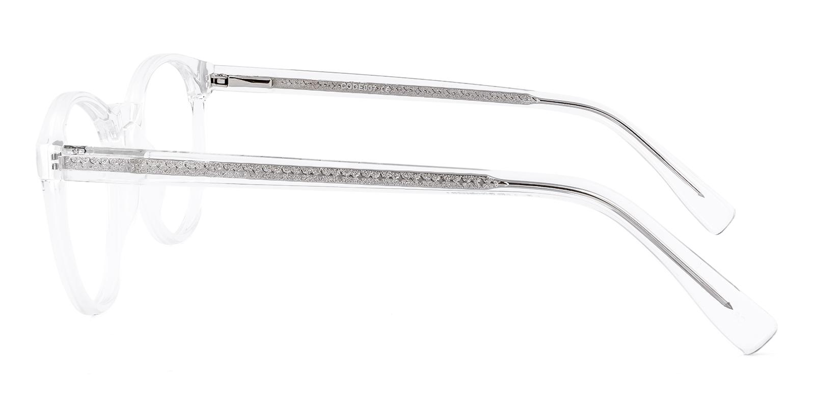 Oron Fclear Acetate Eyeglasses , SpringHinges , UniversalBridgeFit Frames from ABBE Glasses