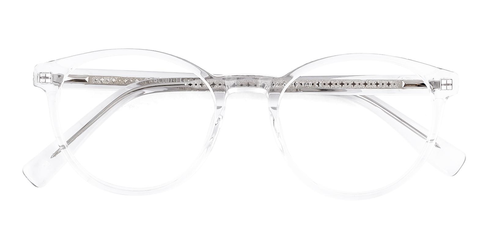 Oron Fclear Acetate Eyeglasses , SpringHinges , UniversalBridgeFit Frames from ABBE Glasses