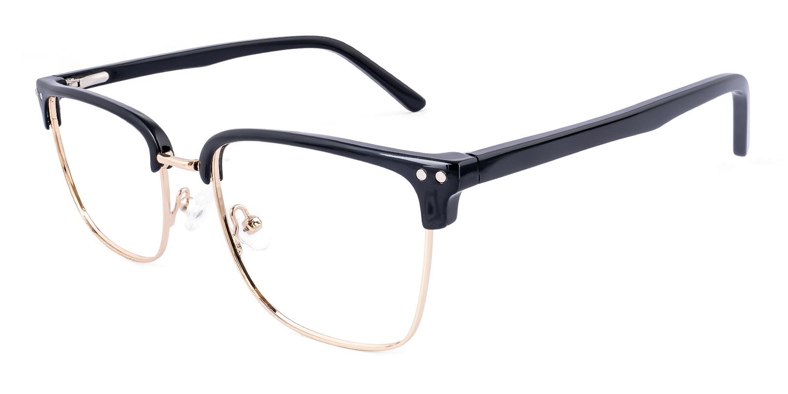 Orexability Black Metal , TR Eyeglasses , NosePads , SpringHinges , clip-on Frames from ABBE Glasses