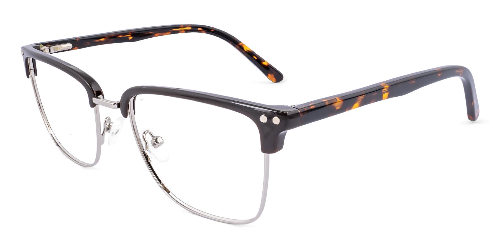 Orexability Tortoise Metal , TR Eyeglasses , SpringHinges , NosePads , clip-on Frames from ABBE Glasses