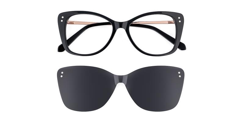 Uxorfic Black  Frames from ABBE Glasses