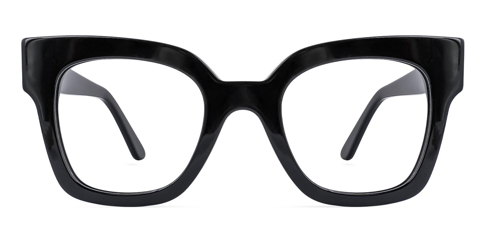 Iganeity Black Acetate Eyeglasses , UniversalBridgeFit Frames from ABBE Glasses
